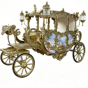 Antique bronze European-style carriage