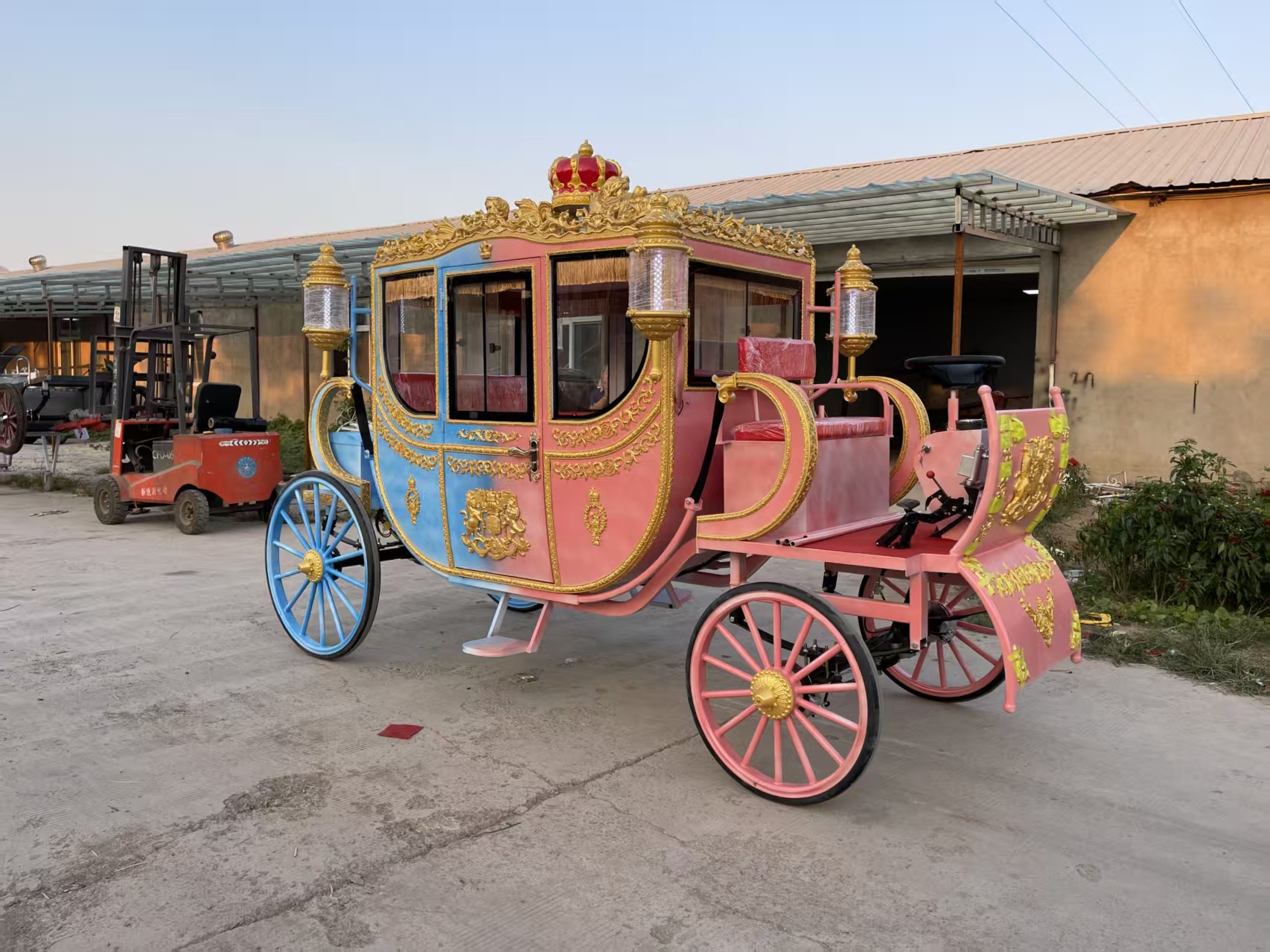 Pastel European-style Carriage - 图片 2