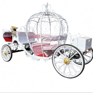 White Hollow Pumpkin Carriage