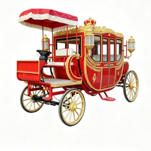 Red European-style Carriage