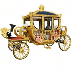 Golden Royal Horse Carriage