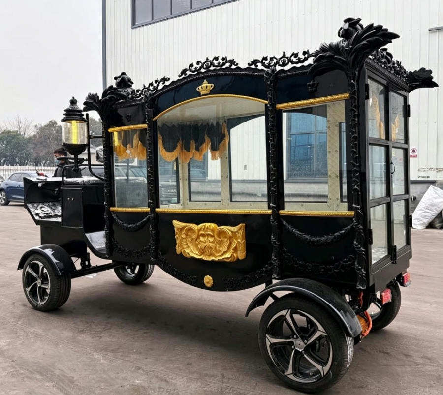 Antique Electric Black Hearse - 图片 3