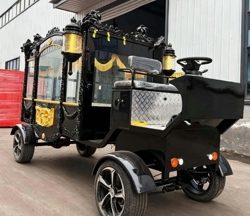 Antique Electric Black Hearse - 图片 2