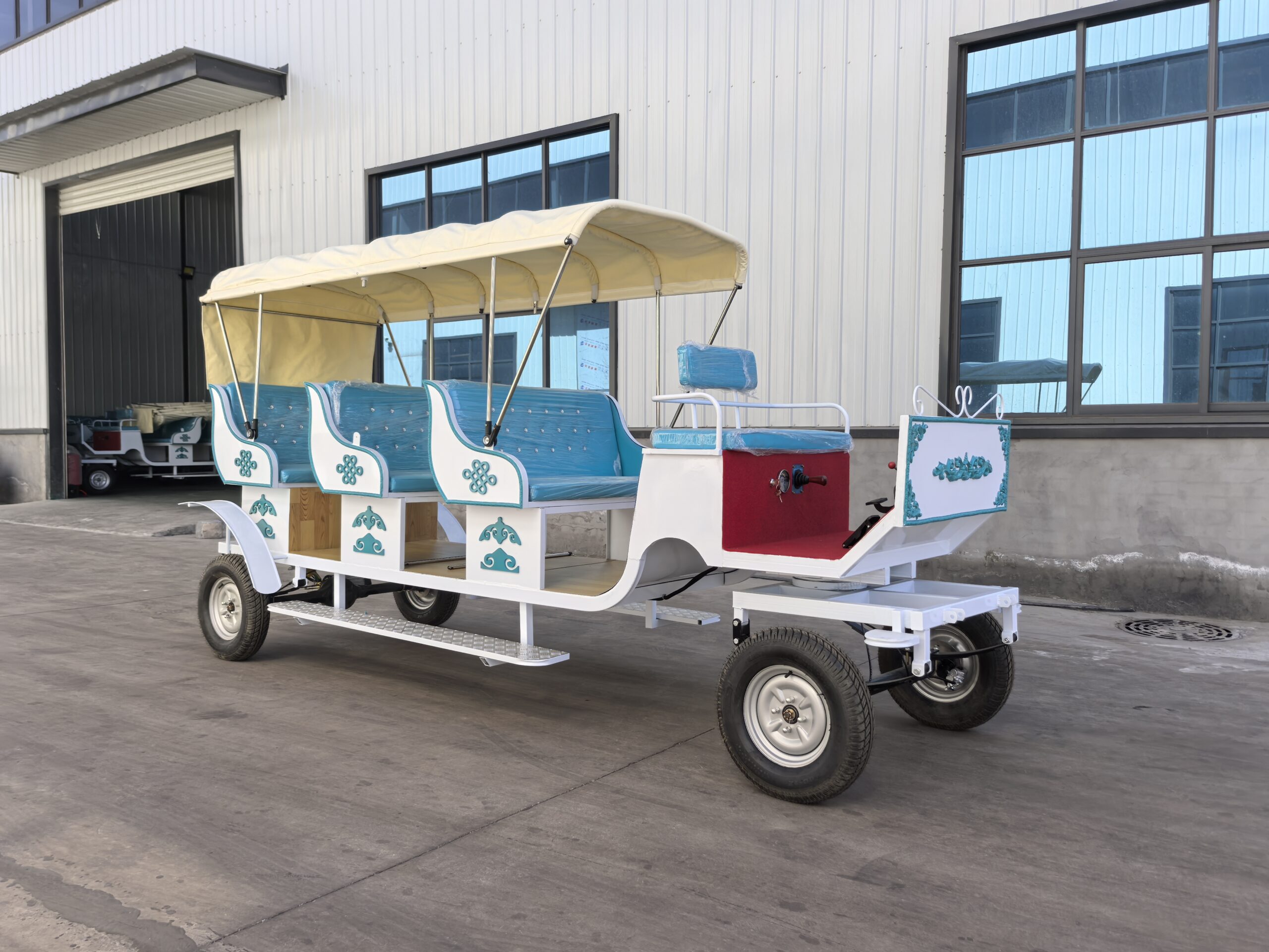 White Sightseeing Carriage - 图片 3
