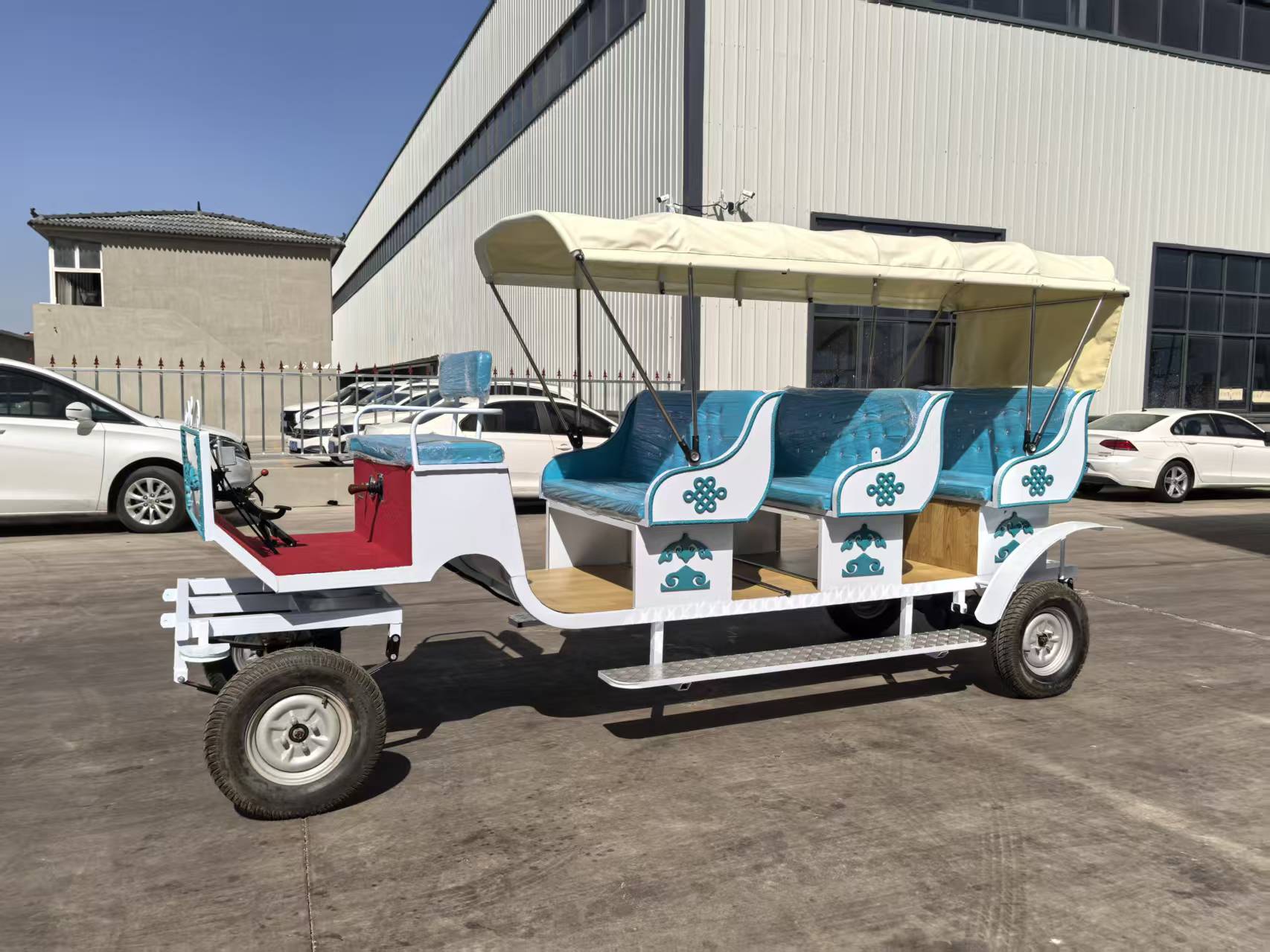 White Sightseeing Carriage - 图片 6