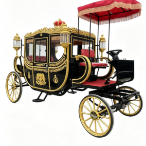 Black European-style Horse Carriage
